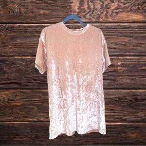 Double Zero crushed velvet top